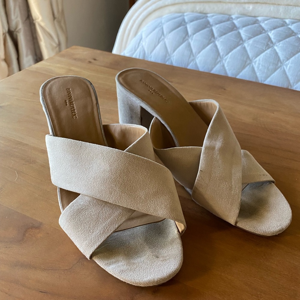 Nude Sandal Heels from Banana Republic